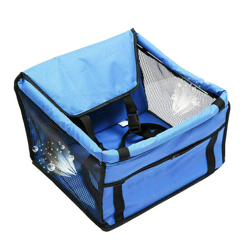Pets Dog Cat Car Seat Belt Booster Travel Carrier Folding Bag for Dog Cat Puppy