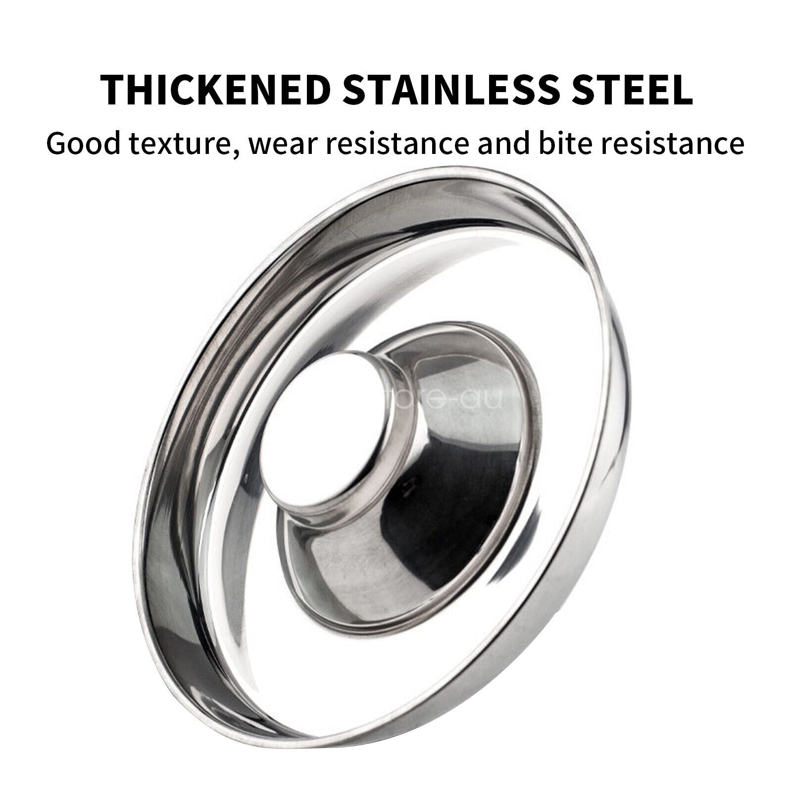 Stainless Dish Pet Feeder Bowl