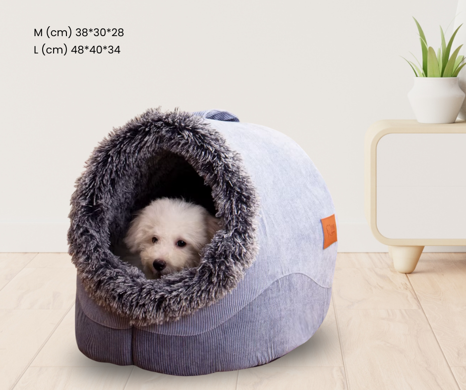 WarmNest Cozy Cave – Self-Warming Tent Bed for Cats & Small Dogs