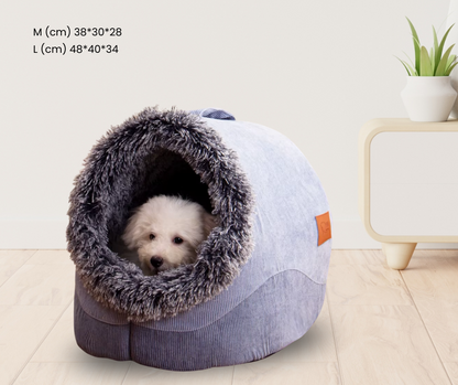 WarmNest Cozy Cave – Self-Warming Tent Bed for Cats & Small Dogs