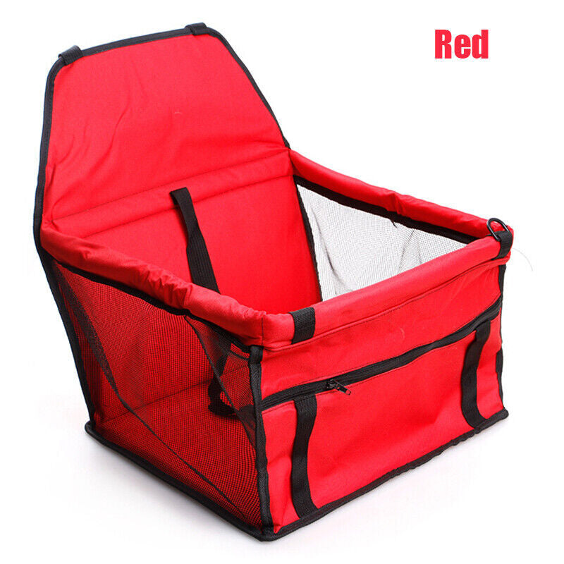 Pets Dog Cat Car Seat Belt Booster Travel Carrier Folding Bag for Dog Cat Puppy