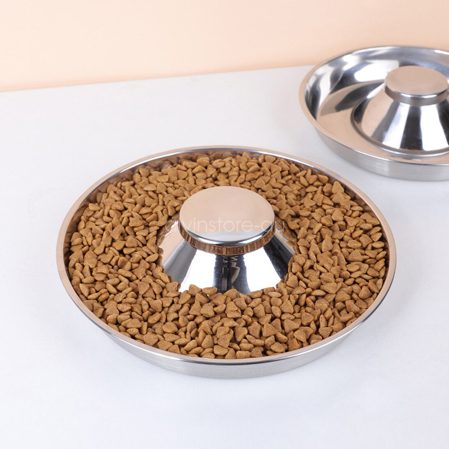 Stainless Dish Pet Feeder Bowl