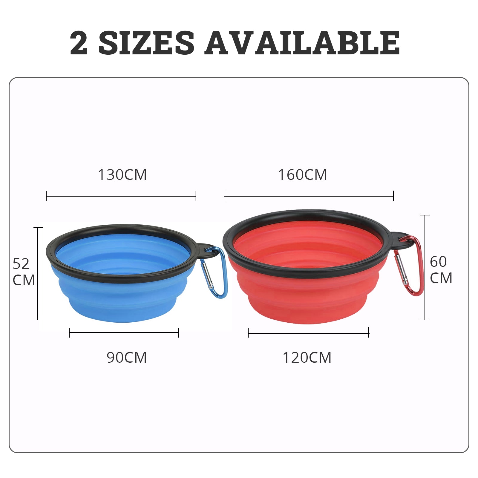 Portable Silicone Foldable Pet Bowl 