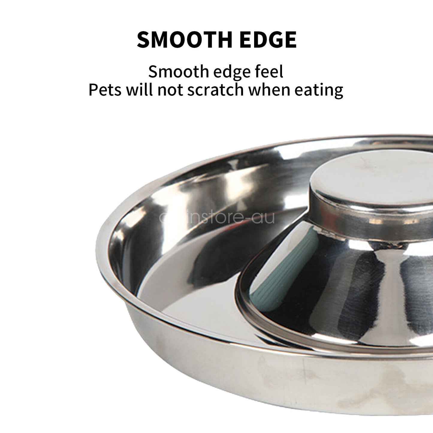 Stainless Dish Pet Feeder Bowl