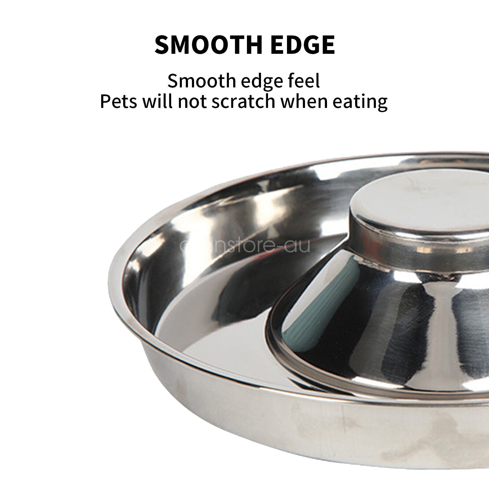 Stainless Dish Pet Feeder Bowl