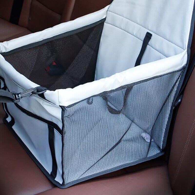 Pets Dog Cat Car Seat Belt Booster Travel Carrier Folding Bag for Dog Cat Puppy