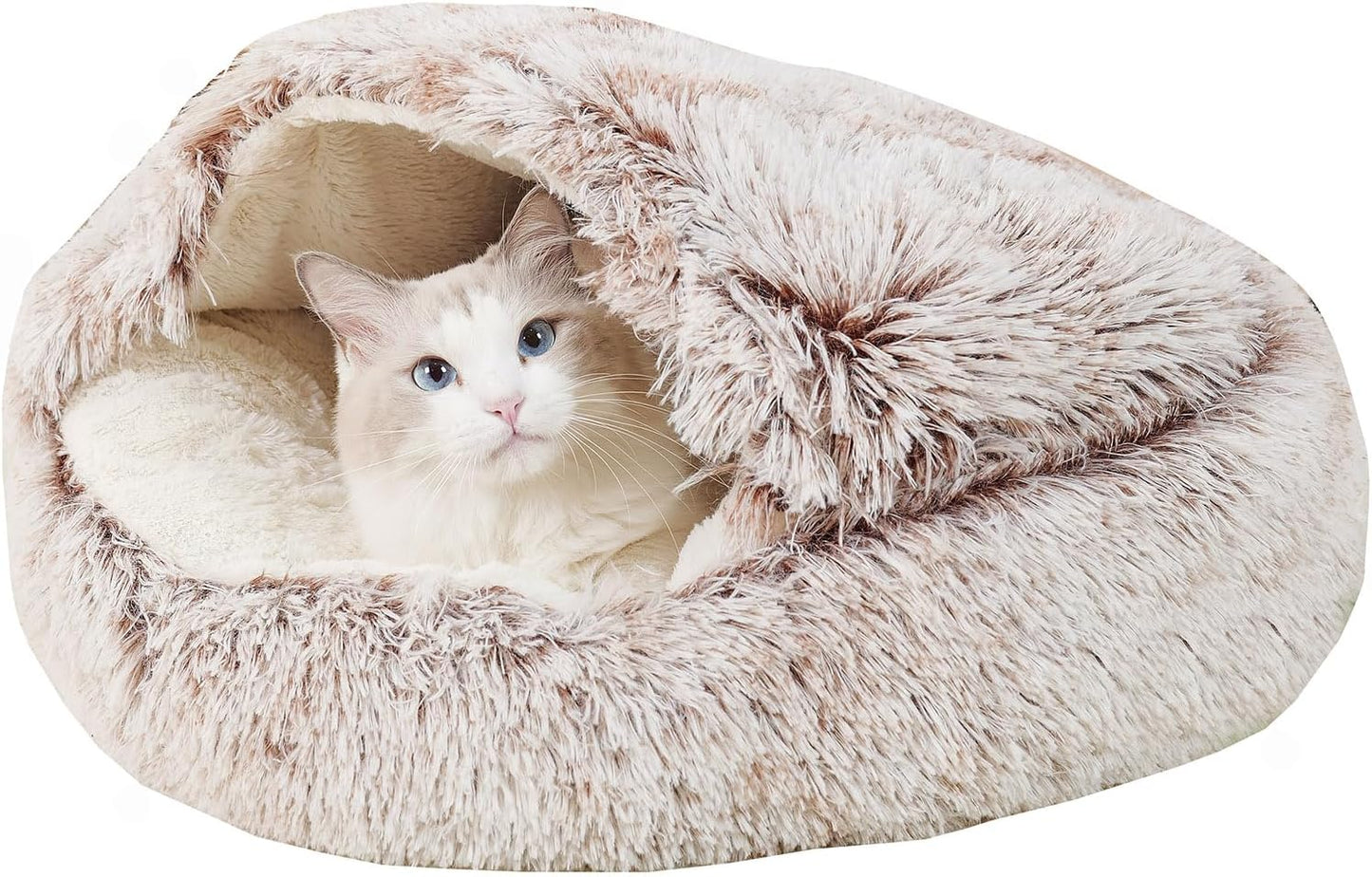 Round Cushion Pet House for Cats and Small Dogs