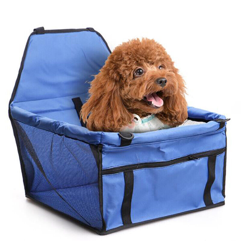 Pets Dog Cat Car Seat Belt Booster Travel Carrier Folding Bag for Dog Cat Puppy