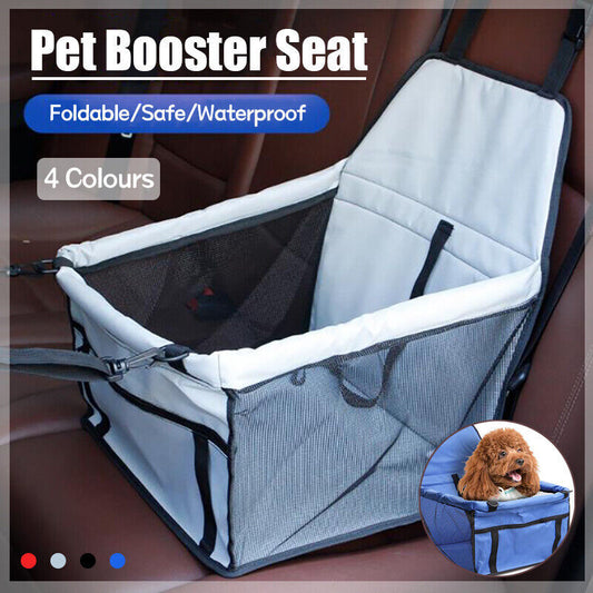 Pets Dog Cat Car Seat Belt Booster Travel Carrier Folding Bag for Dog Cat Puppy