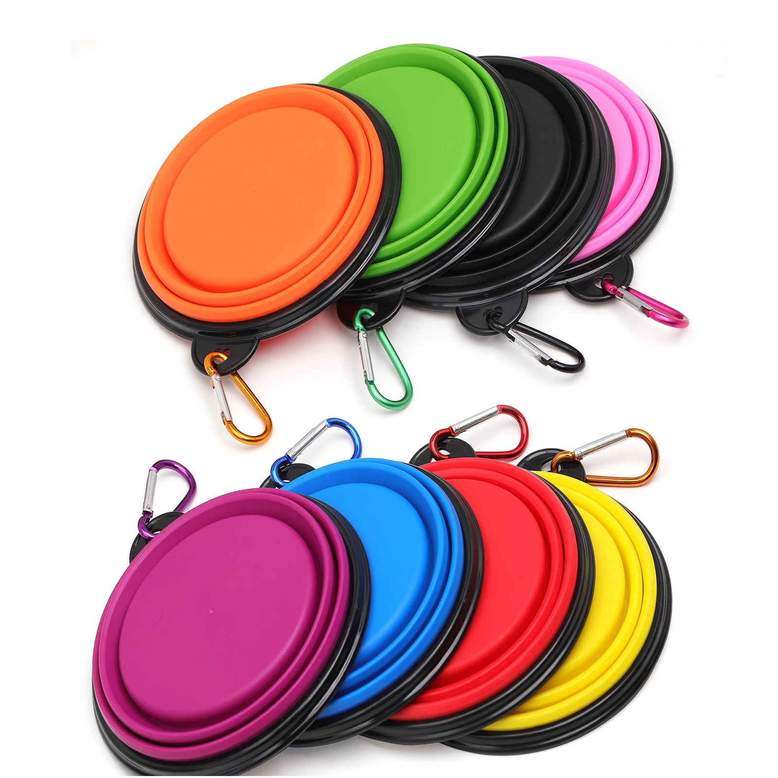 Portable Silicone Foldable Pet Bowl 
