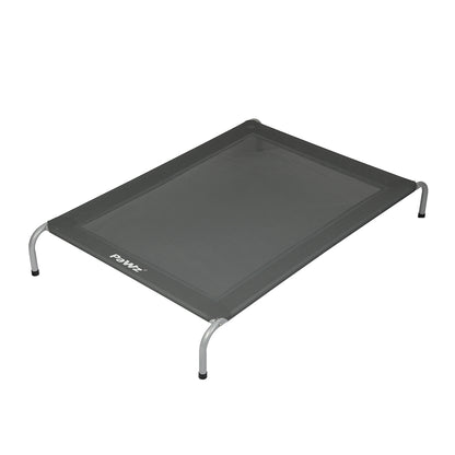 Pawz Heavy-Duty Elevated Trampoline Pet Bed for Dogs and Puppies - Large Raised Mesh Hammock