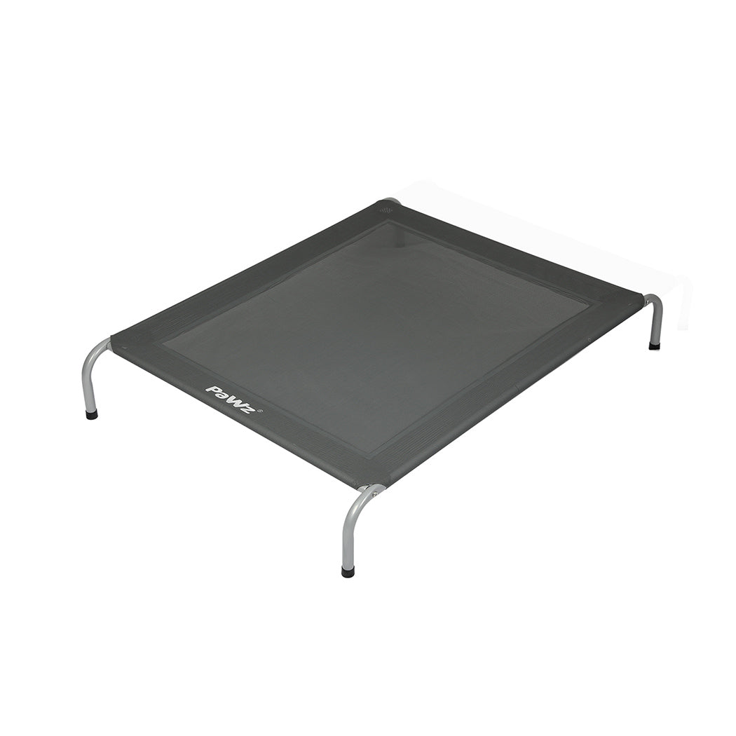 Pawz Heavy-Duty Elevated Trampoline Pet Bed for Dogs and Puppies - Large Raised Mesh Hammock