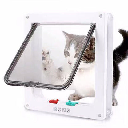 4-Way Safe Lockable Locking Pet Door