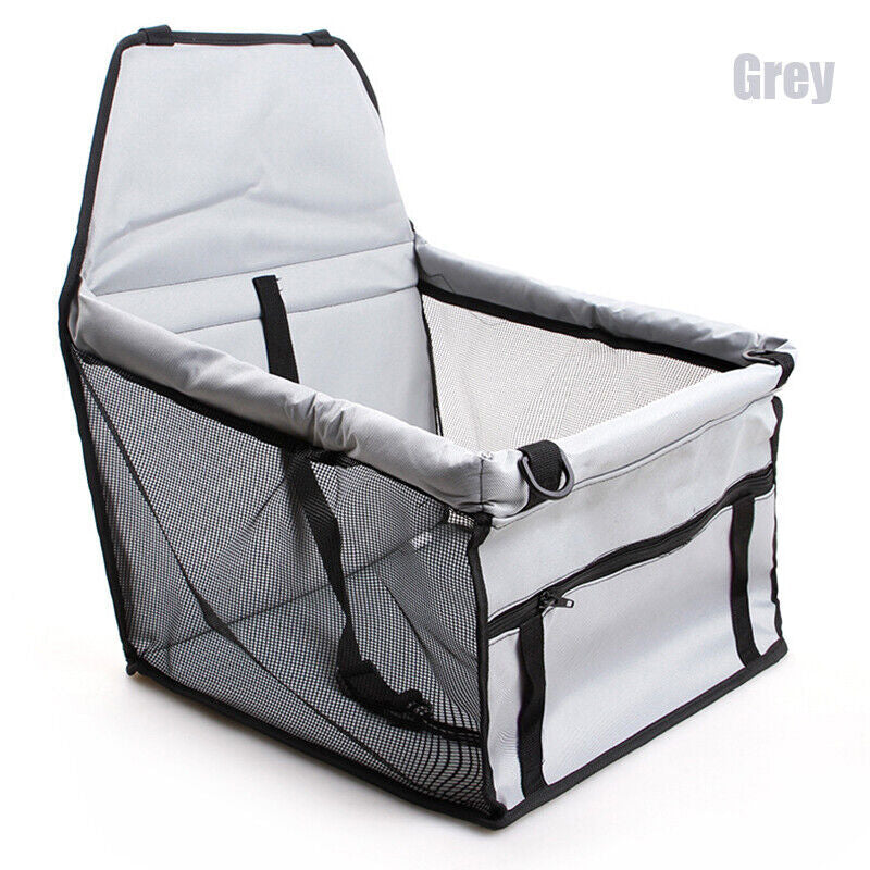 Pets Dog Cat Car Seat Belt Booster Travel Carrier Folding Bag for Dog Cat Puppy